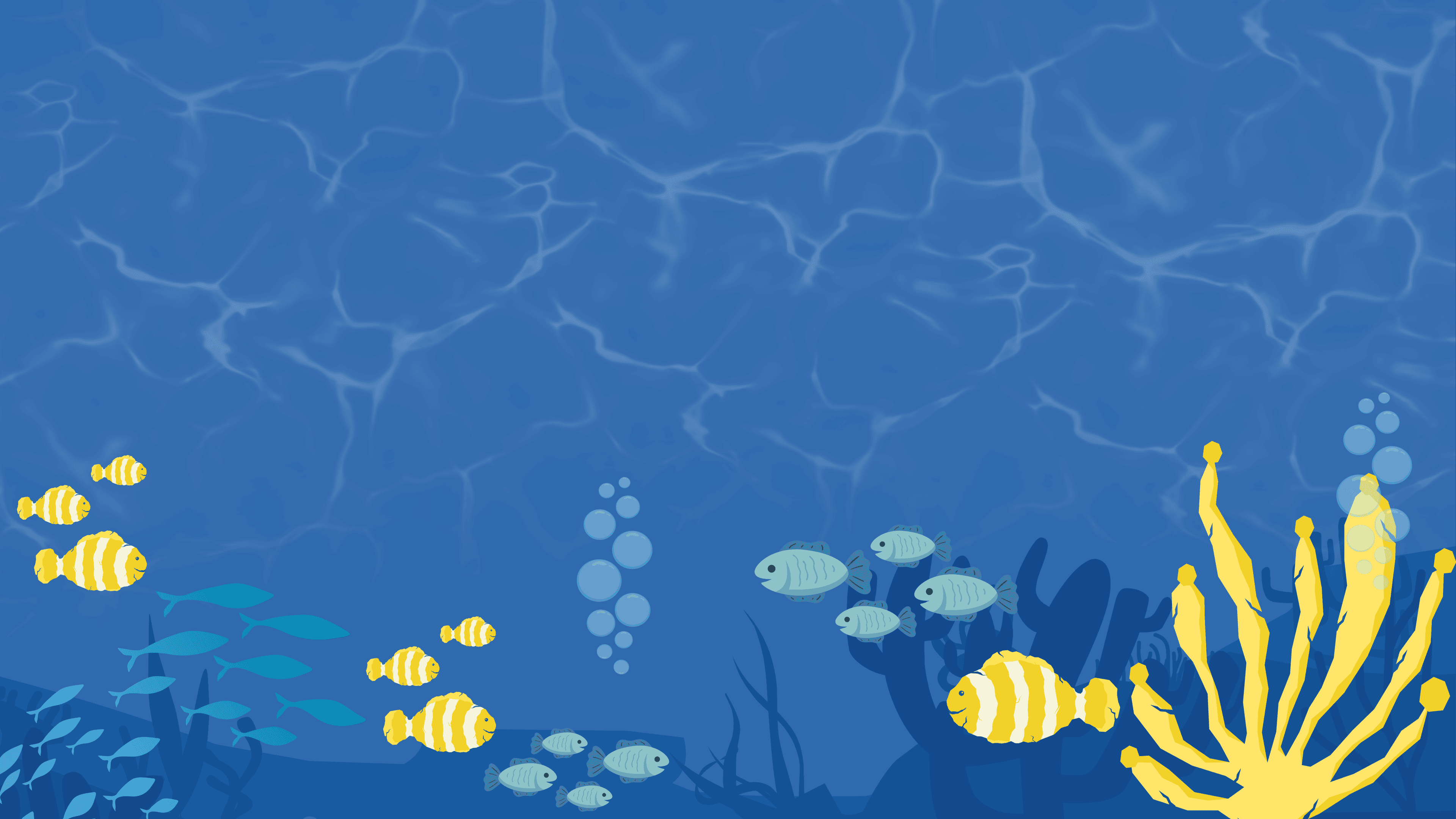 Serene aquaculture scene